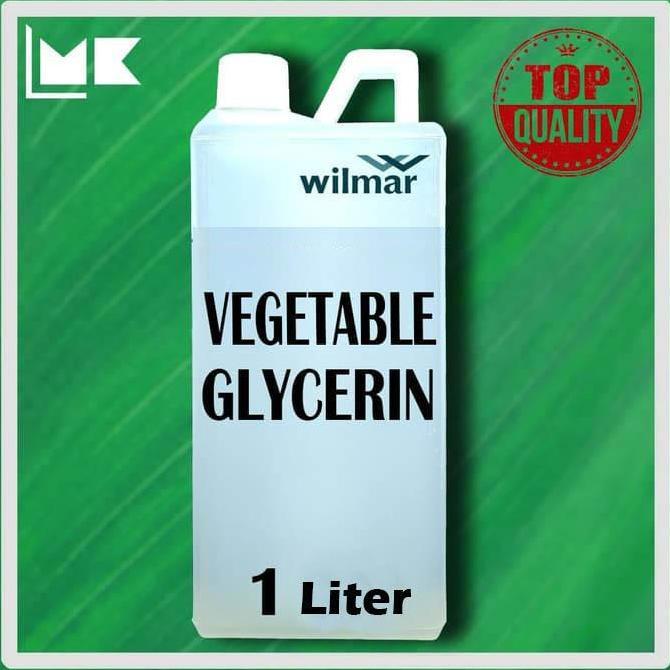 Ready stock VEGETABLE GLYCERINE - GLISERIN USP GRADE merk WILMAR 1 LITER murah