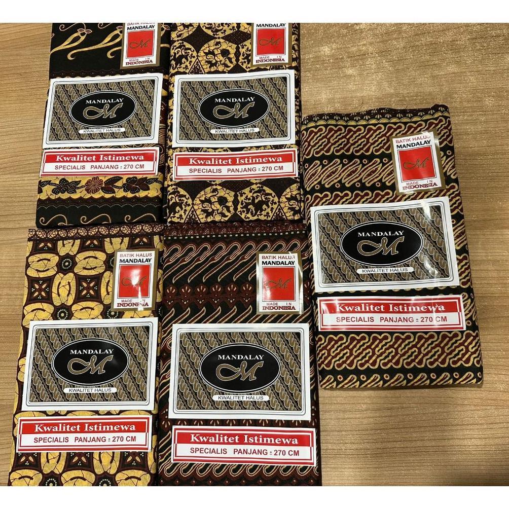 Kain Panjang Batik Wanita Mandalay 2.5m - 5pcs