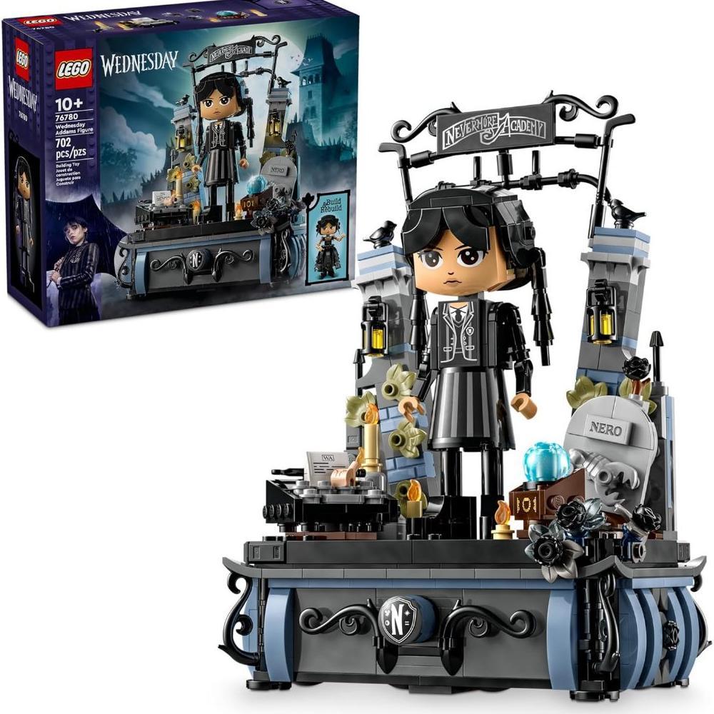 Wednesday Addams Figure - Building Toy for Kids, Girls & Boys, Collectible Wednesday Addams Doll