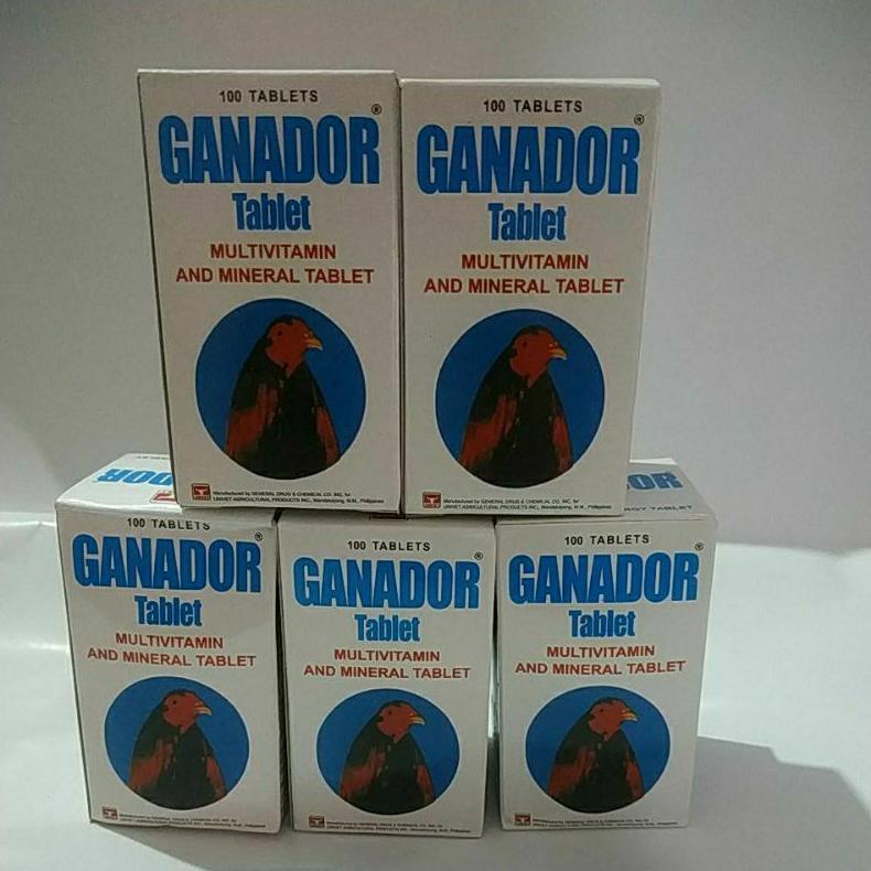Ganador Multivitamin Kombo V22 100 Tablet Ayam Tarung