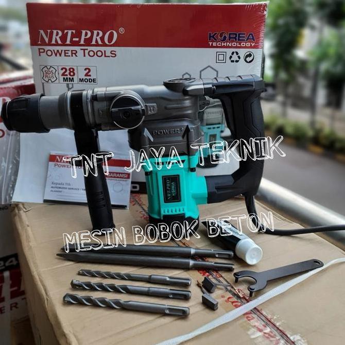 NRT PRO HR 28 HD MESIN BOR BETON BOBOK / ROTARY HAMMER DRILL NRT-PRO