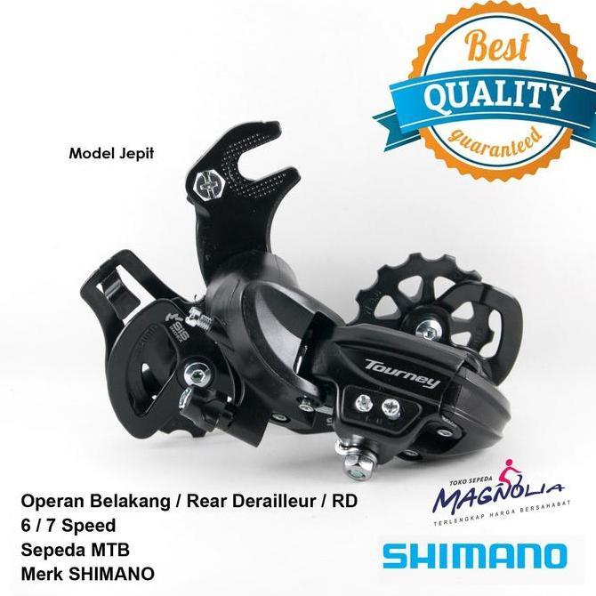 SHIMANO SHIFTER / OPERAN BELAKANG SEPEDA MTB / RD TY300D - JEPIT ORIGINAL DAN TERPERCAYA