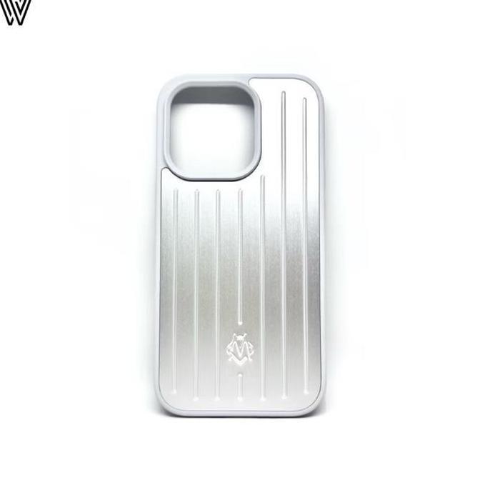 STOK TERBATAS  RIMOWA BLACK & SILVER IPHONE CASE TERJANGKAU ORIGINAL DAN TERPERCAYA