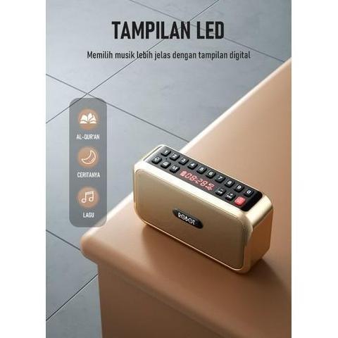 ROBOT RB200 PORTABLE BLUETOOTH SPEAKER AL QURAN ALQURAN DIGITAL ORIGINAL DAN TERPERCAYA