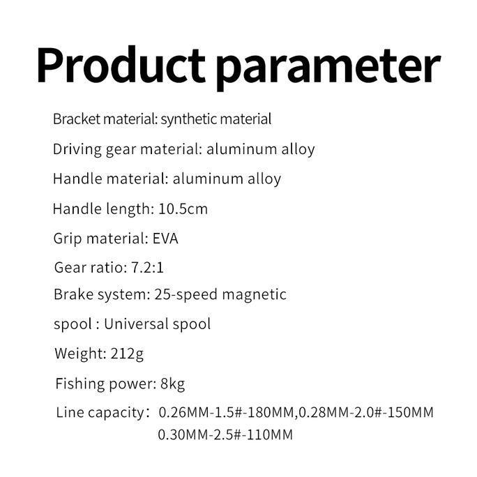 Reel Baitcasting BC pancing AF 2000 kesting reel pancing BC Terlaris