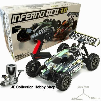 Kyosho Inferno Neo 3.0 4Wd Rc Gp Buggy Engine 1/8 Readyset Original Dan Terpercaya