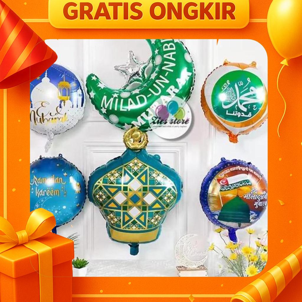 Balon Foil Kubah Masjid / Balon Kubah Masjid