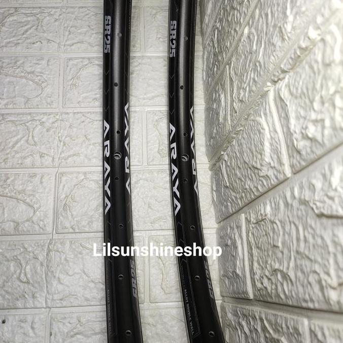 Promo Rims Velg Sepeda Mtb 27.5 Araya Sr25 Lubang 32H Double Wall Ada Brake Line Jumlah Sepasang Cod