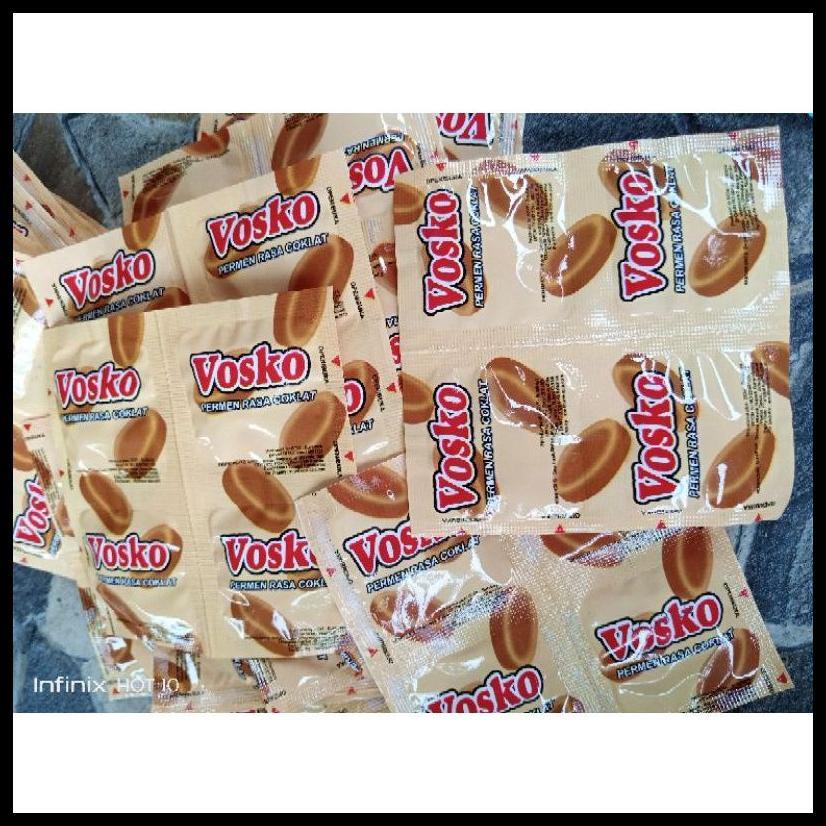 PERMEN VOSCO PERMEN JADUL PERMEN ANEKA RASA SUSU COKLAT STROBERI JERUK