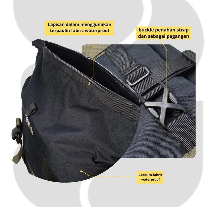 Tas sidebag touring motor, inzta Adventure 20L wr155, xsr, kawasaki L1 Premium