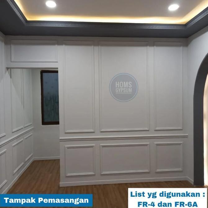 (Allthebest) list gypsum biding polos 5cm (wall moulding)