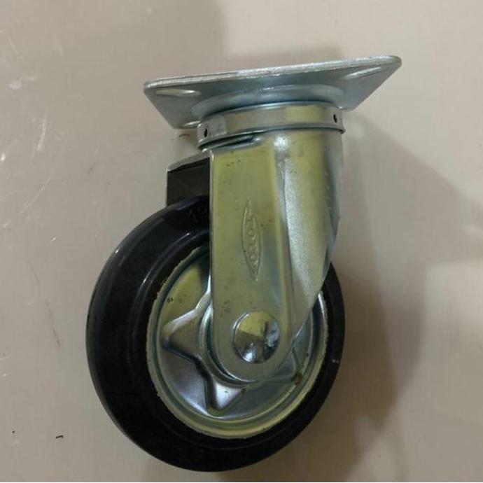 Roda Karet Toyo 8 Inch Putar/Roda Caster 8" Putar Jepang/Roda Karet 8"  Sale