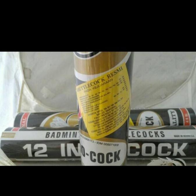 HARGA 50 SLOP -1 DUS INDOCOCK HITAM COCK SHUTTLECOCK COCK KOK ORIGINAL Terlaris
