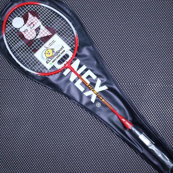 Raket Yonex GR 303 - Red Silver ORIGINAL BADMINTON BULUTANGKIS Terlaris