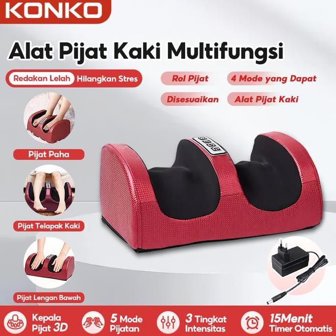 KONKO Alat Pijat Kaki  pijat betis Mesin Pijat  Alat   Pijat elektrik Refleksi Kaki Tubuh  Leher Get