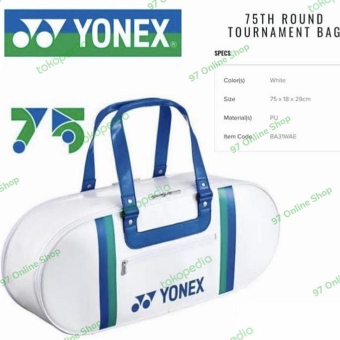 TAS YONEX BADMINTON BAG BA31WAPEX / ROUND 75 TH ANNIVERSARY|ORIGINAL| Terlaris