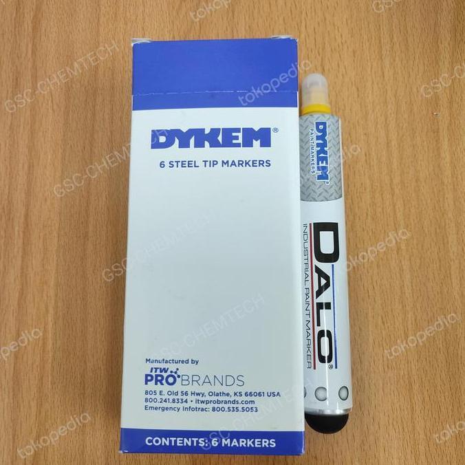 Dykem Dalo Steel Marker Dykem Dalo Industtial Paint Marker (Kuning)