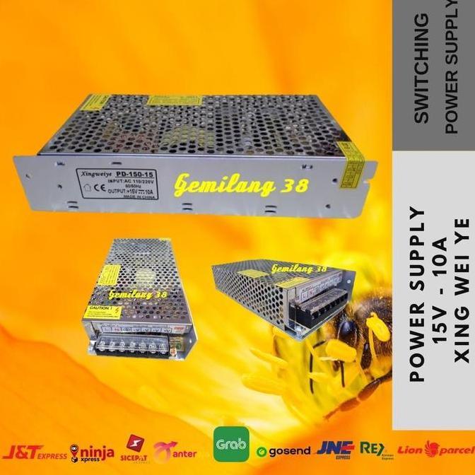 Promo Switching Power Supply 15V 10A AC DC Adaptor Jaring 15 V 10 A 150Watt Diskon
