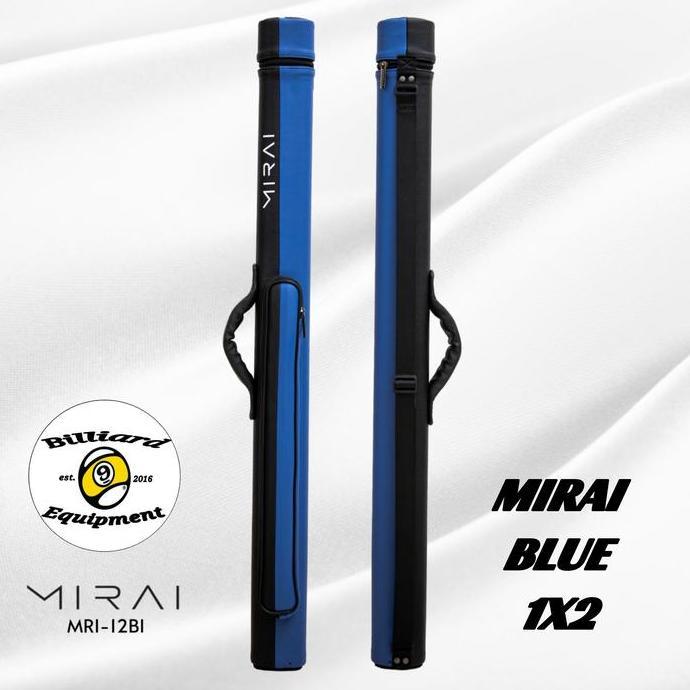 Mirai 1x2 - Blue | Tas Billiard | Cue Case Billiard Terlaris