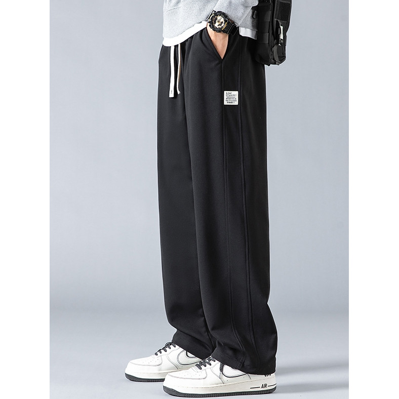 DISAI Celana Pria Celana Baggy Cowok Gombrong Versi Longgar Unisex Joggers Casual Sporty Pants