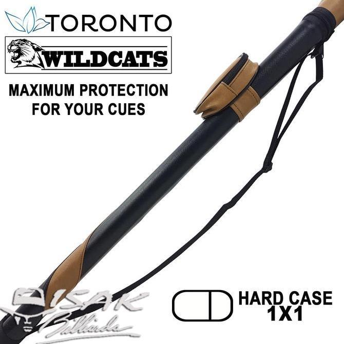 Toronto Wildcats 1X1 Case 200 - Tas Stick Hard Cue Billiard Biliar