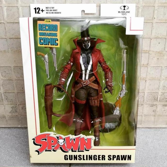 Mcfarlane Toys Gunslinger Spawn Coboy Deluxe Record Breaking Comic