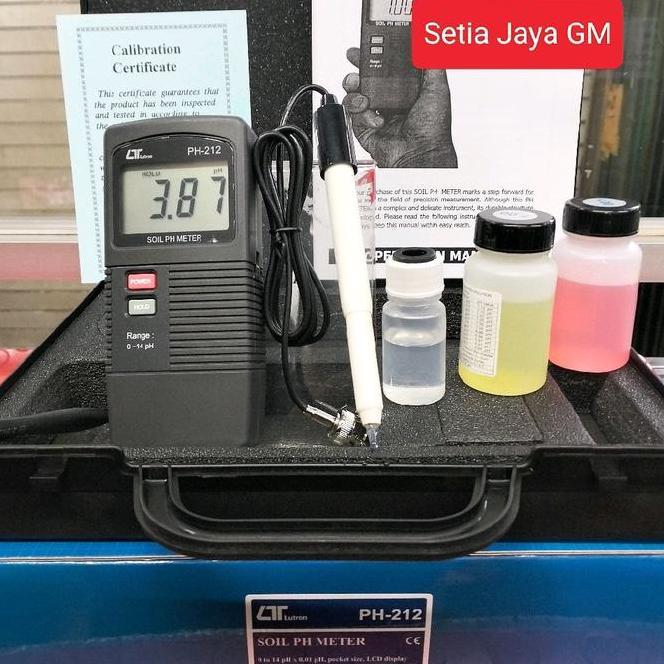 Lutron Ph-212 Soil Ph Meter - Alat Ukur Ph Tanah, Daging, Cream, Makanan
