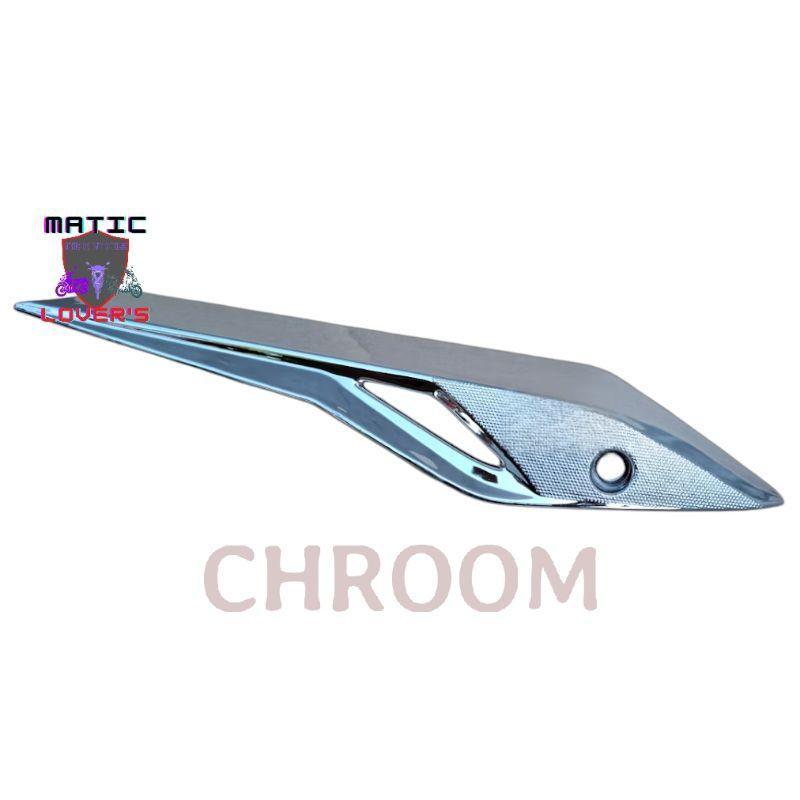 aksesoris garnish cover tutup tameng pelindung knalpot beat new deluxe street 2020 2021 2022 2023 K1