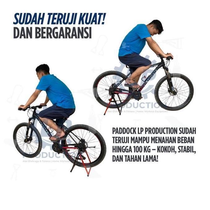 Stand Paddock Sepeda Statis Bike Trainer Fixie Roadbike MTB Seli UNIVERSAL Outdoor