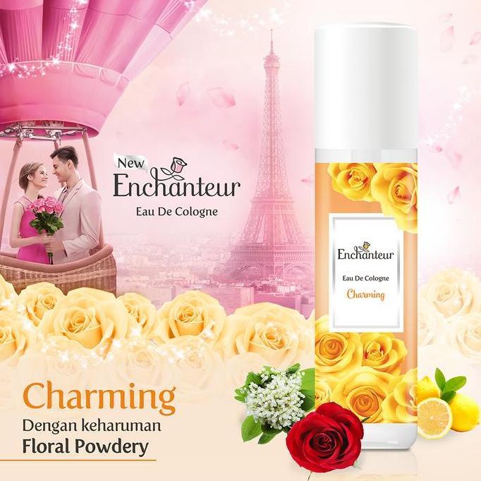 New- Enchanteur Eau de Cologne Charming Parfum 100 ml - parfum wanita