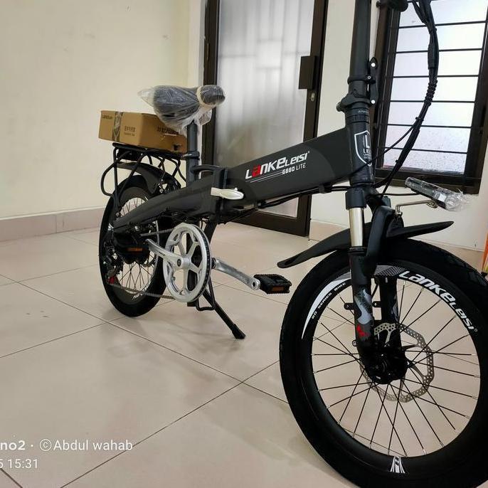 Lankeleisi G660 Lite Version, Sepeda Listrik Lipat Elektric New