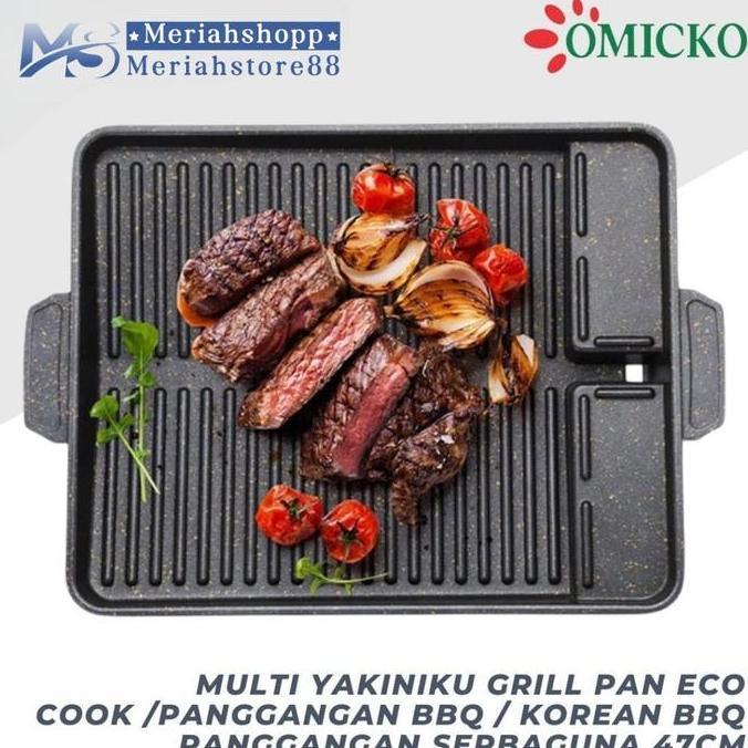YAKINIKU UGO KOREAN BBQ Grill Pan Plate Alat Panggang Pemanggang Marbl DIN