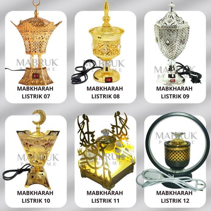 Tempat Bakar Bukhur Buhur Dupa Arab Prapen Listrik Elektrik Mabkharah