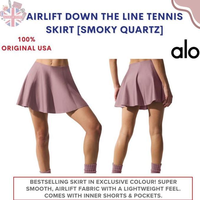 Alo Yoga Skirt /Rok Tennis/ Padel Alo[100% Original Alo USA] Terlaris