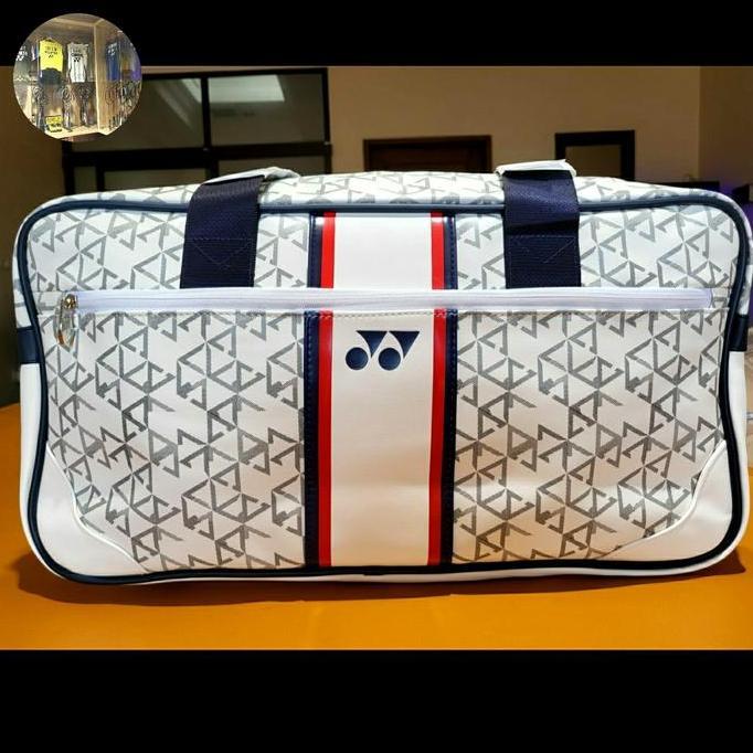 ORIGINAL YONEX COMPACT BAG/TAS RAKET YONEX ORIGINAL 249BT007U. (White color).KR code. For Badminton,