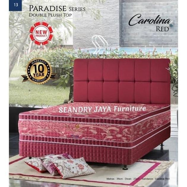 Terbaru Spring Bed Uniland Double Plushtopful Set Seandry Jaya Furniture Depok