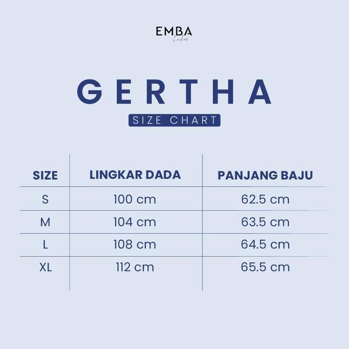 Emba Ladies - Gertha Kaos Wanita Lengan Pendek Collection