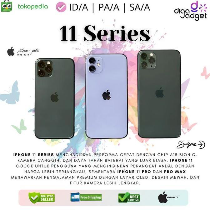 Terlaris Ibox | Iphone 11 64Gb | 11 Pro | 11 Pro Max Fullset Original