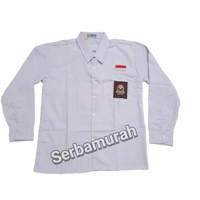 New- baju sma lengan panjang seragam putih sma lengan panjang