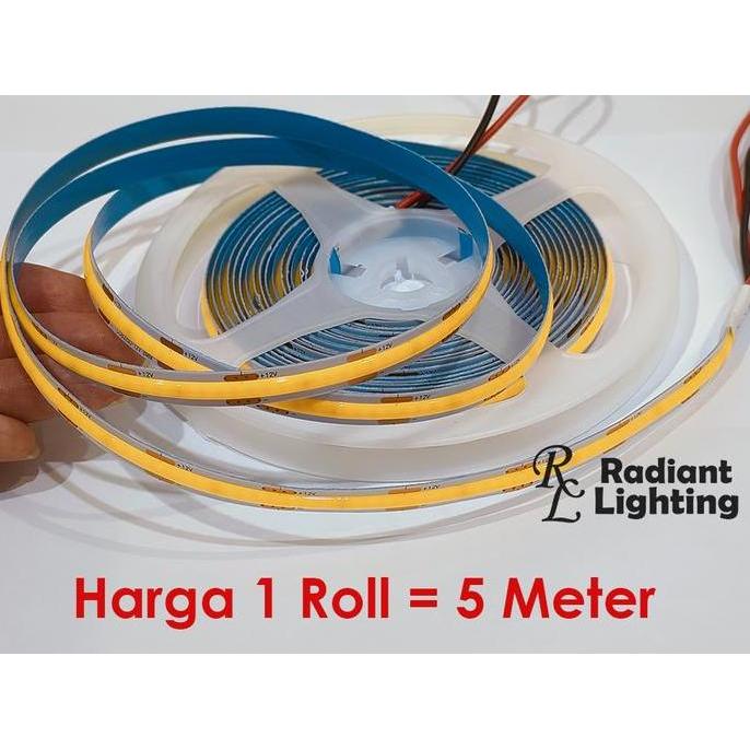 Lampu DOTLESS COB LED Strip Light 12 Volt 1 Roll=5 Meter SKR