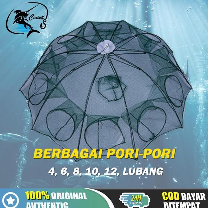 Bubu Perangkap Ikan / Payung Bubu Perangkap Ikan / Jaring Ikan Udang / Perangkap Ikan Udang Kepiting