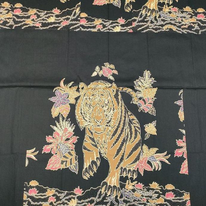 kain batik limited edition motif macan