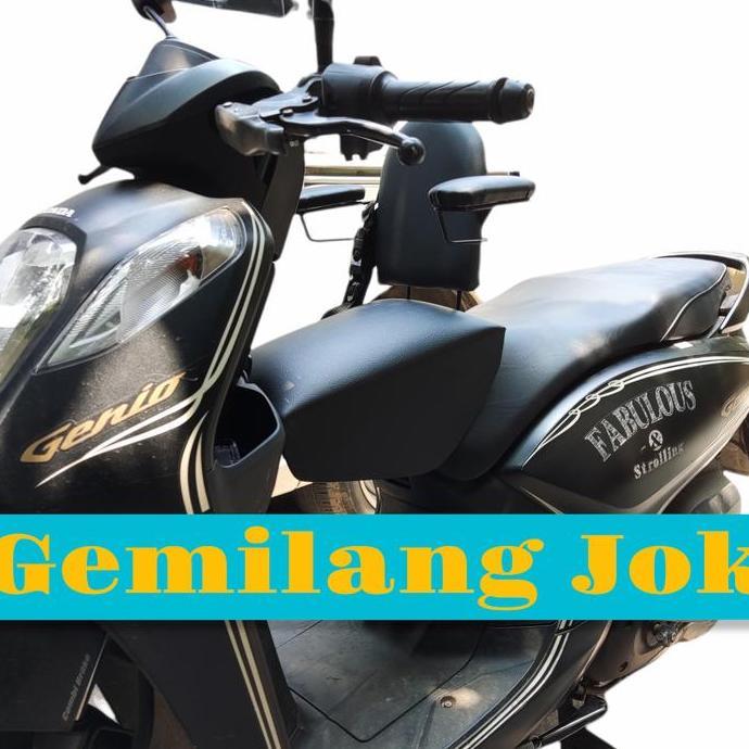 Jok Boncengan Motor Anak Honda Genio Ada Seatbelt & Besi Sandaran
