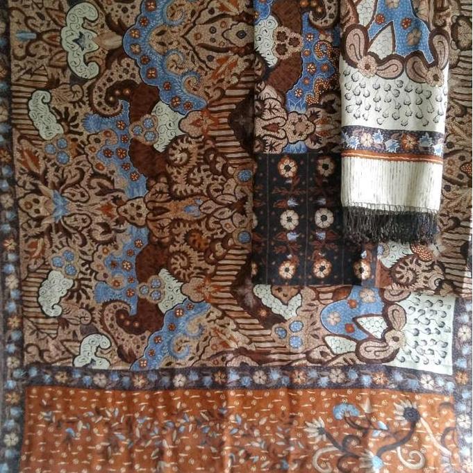Kain batik sarimbit couple batik fariza cirebon sutra ATBM baron tulis