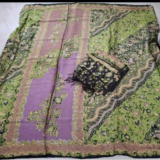 kain batik sarung selendang bahan sutra asli khas trusmi cirebon