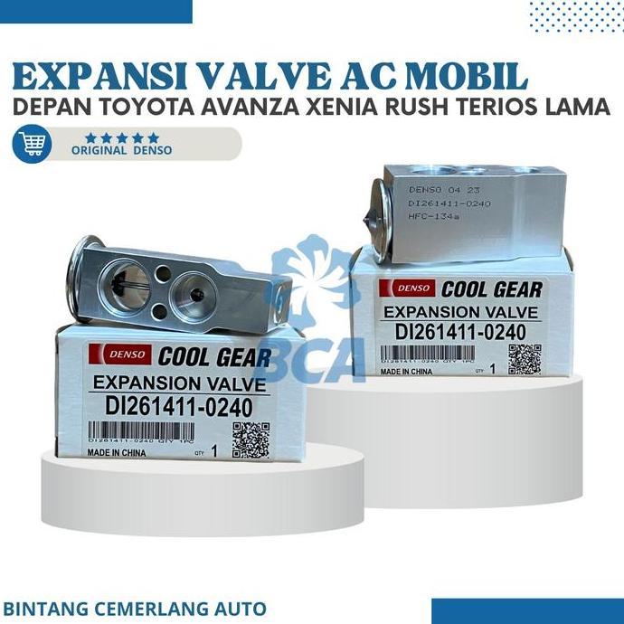 EXPANSI VALVE AC MOBIL DEPAN TOYOTA AVANZA - RUSH DAN DAIHATSU XENIA ORIGINAL DAN TERPERCAYA