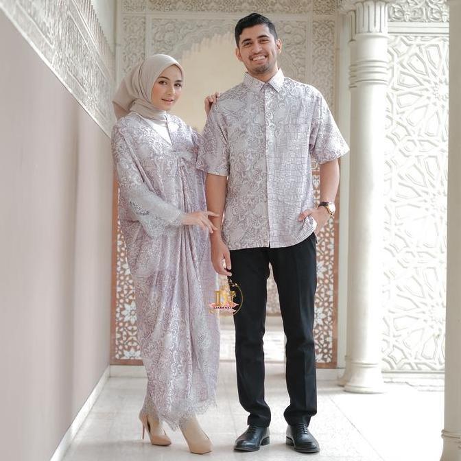 COUPLE KAFTAN VISCOSE LACE by Diana Batik Trusmi