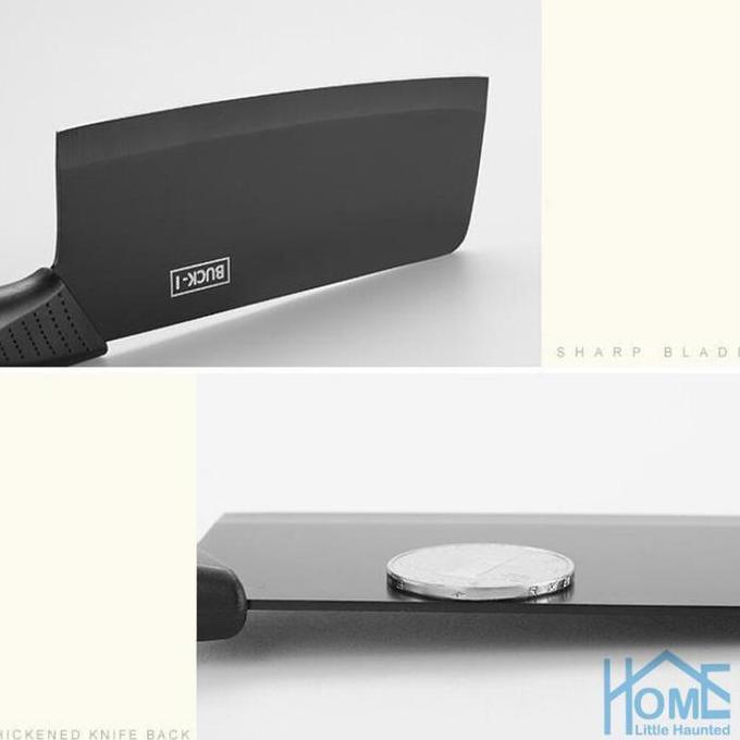 Pisau Set Black Baja Hitam Super Premium Terlaris