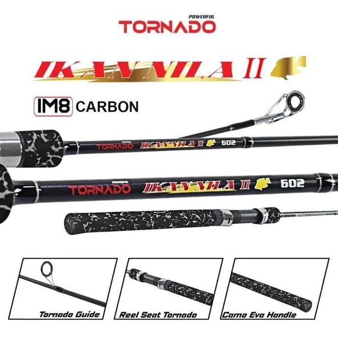 Rod / Joran Pancing Tornado IKAN NILA II 502 562 602