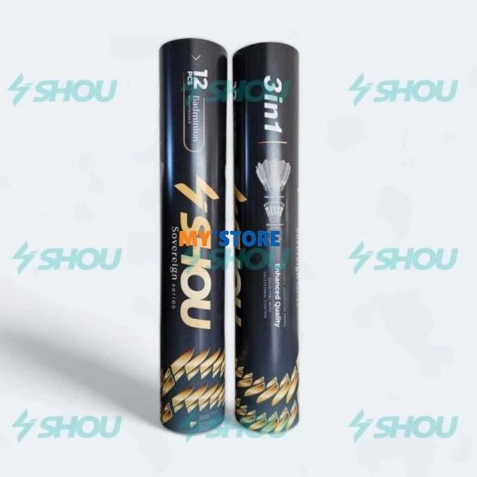 Shuttlecock Shuttle Cock Premium Shou Sovereign 3in1 3 in 1 Technology